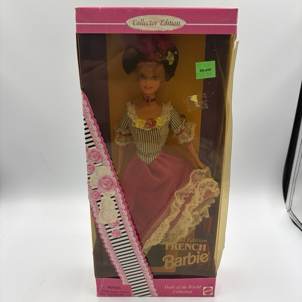 Vtg French Barbie Dolls of the World Collection DOTW Second Ed. NRFB Box Damage